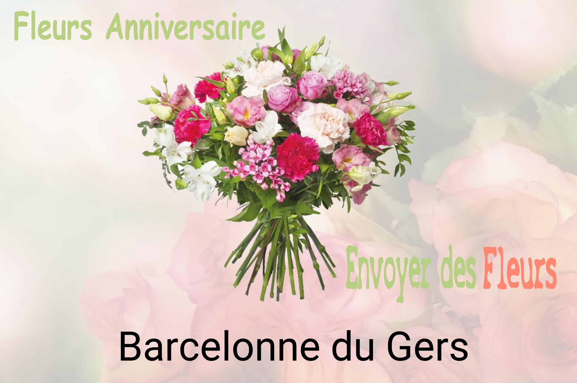 Bouquet de fleurs d’anniversaire livré à Barcelonne-du-Gers