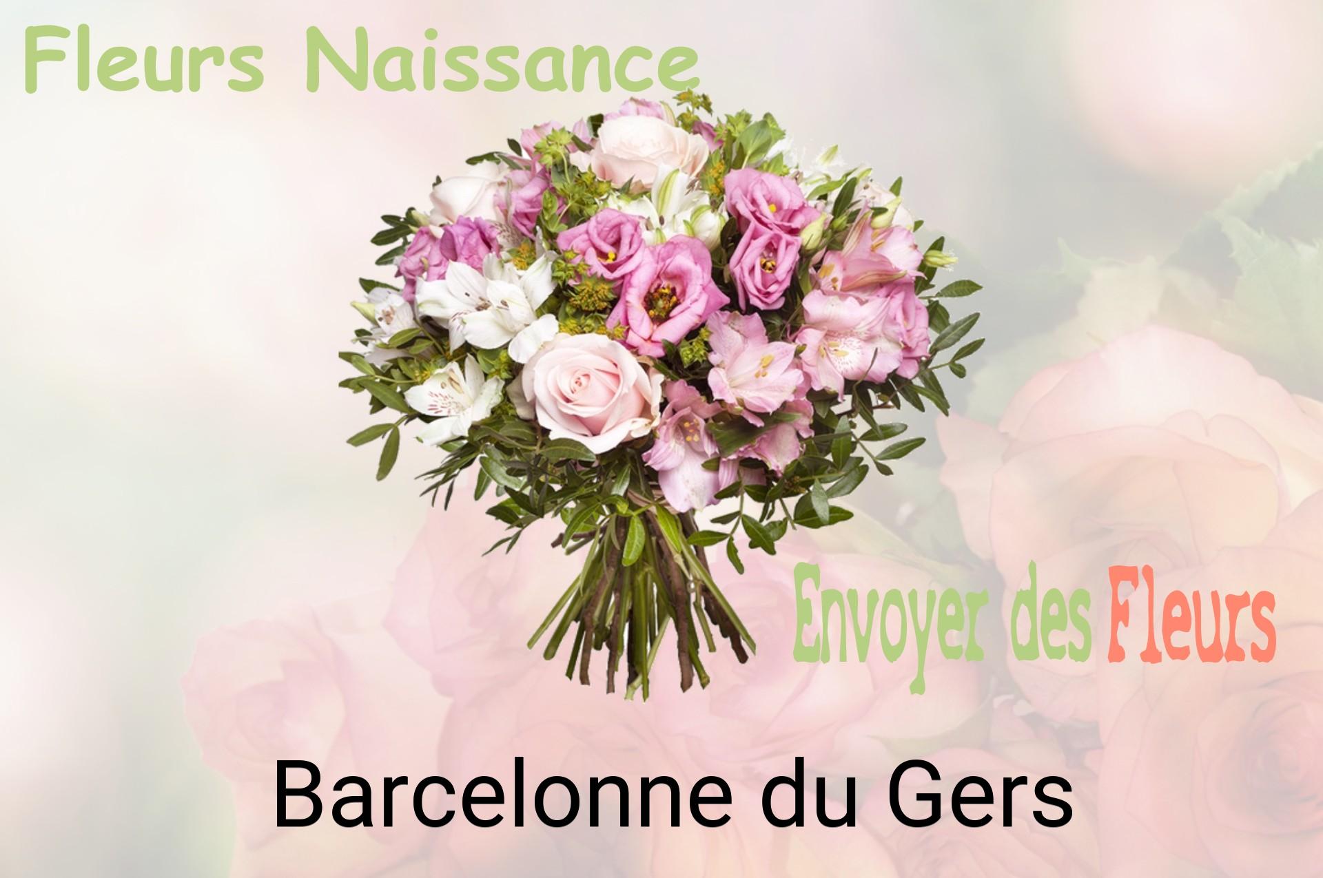 Bouquet de fleurs de naissance livré à Barcelonne-du-Gers